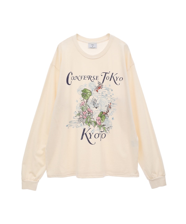 【KYOTO LIMITED】MORNING GLORY LONG-SLEEVED TEE 詳細画像 アイボリー 1