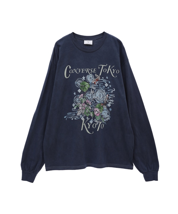 【KYOTO LIMITED】MORNING GLORY LONG-SLEEVED TEE 詳細画像 ブルー 1