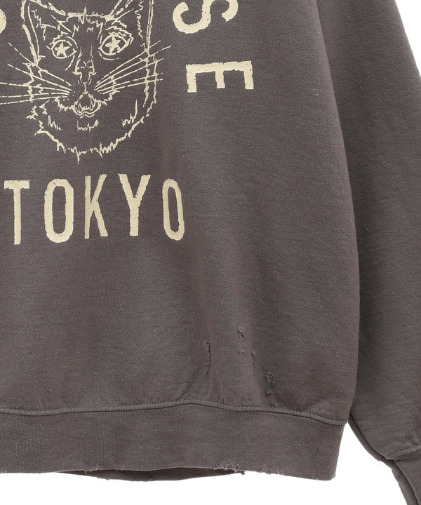 DAMAGED CAT LOGO SWEAT 詳細画像 10