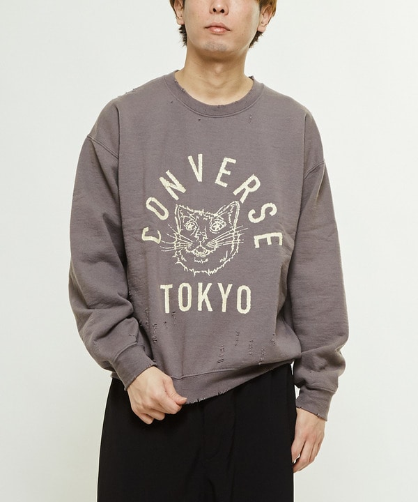 DAMAGED CAT LOGO SWEAT 詳細画像 6