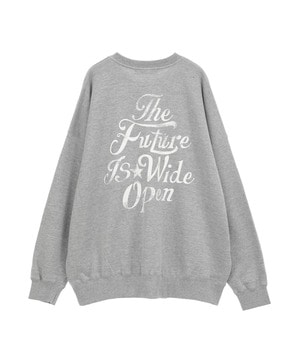 【WEB LIMITED】BACK PRINT SWEAT