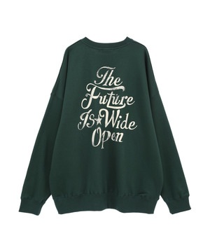 【WEB LIMITED】BACK PRINT SWEAT