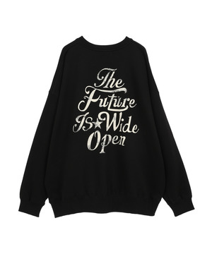 【WEB LIMITED】BACK PRINT SWEAT