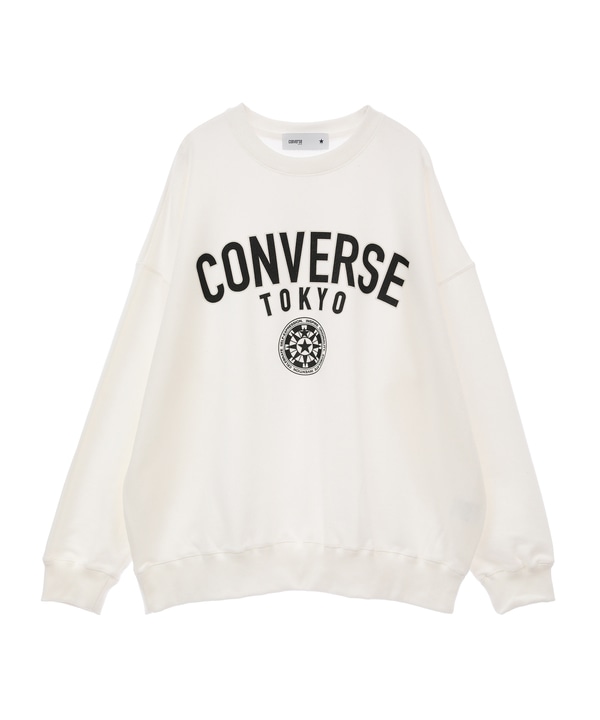 【WEB LIMITED】COLLEGE LOGO DESIGN SWEAT 詳細画像 ホワイト 1