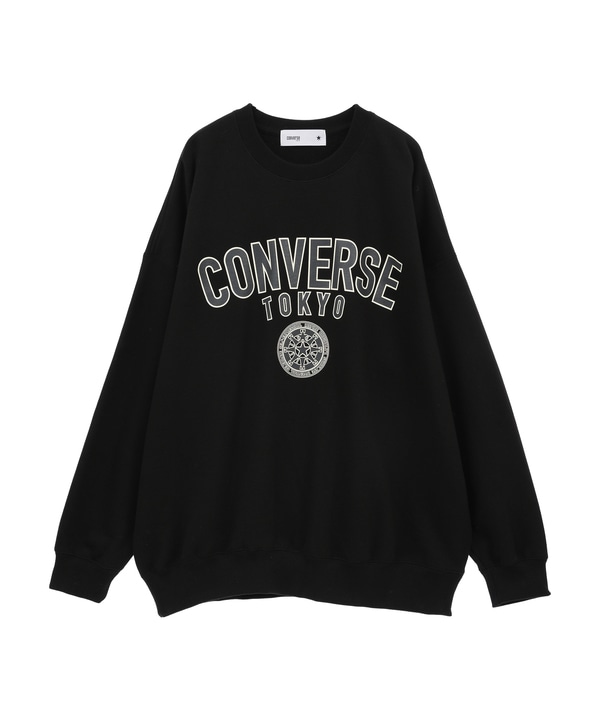 【WEB LIMITED】COLLEGE LOGO DESIGN SWEAT 詳細画像 ブラック 1