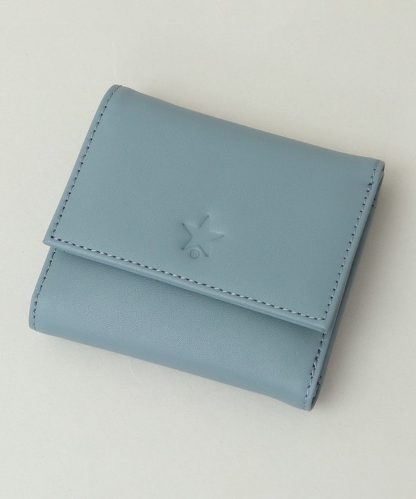 COMPACT LEATHER WALLET 詳細画像 ブルー 1