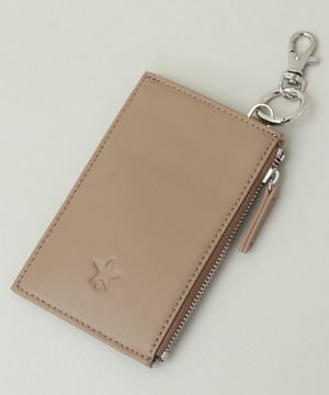 LEATHER ZIP CARD CASE