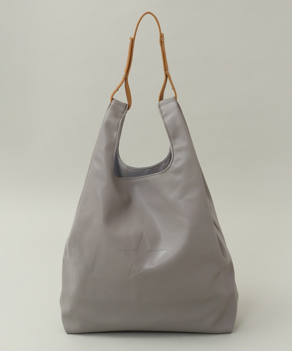 ECO-LEATHER 2WAY SHOPPING BAG 詳細画像 グレー 1