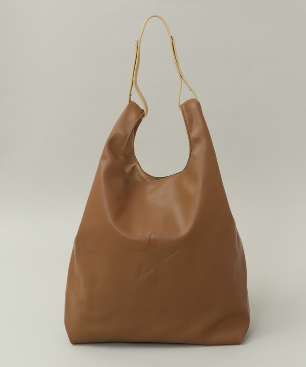 ECO-LEATHER 2WAY SHOPPING BAG 詳細画像 ブラウン 1