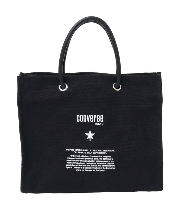 STAR★ LOGO CANVAS SHOPPER TOTE BAG 詳細画像 1