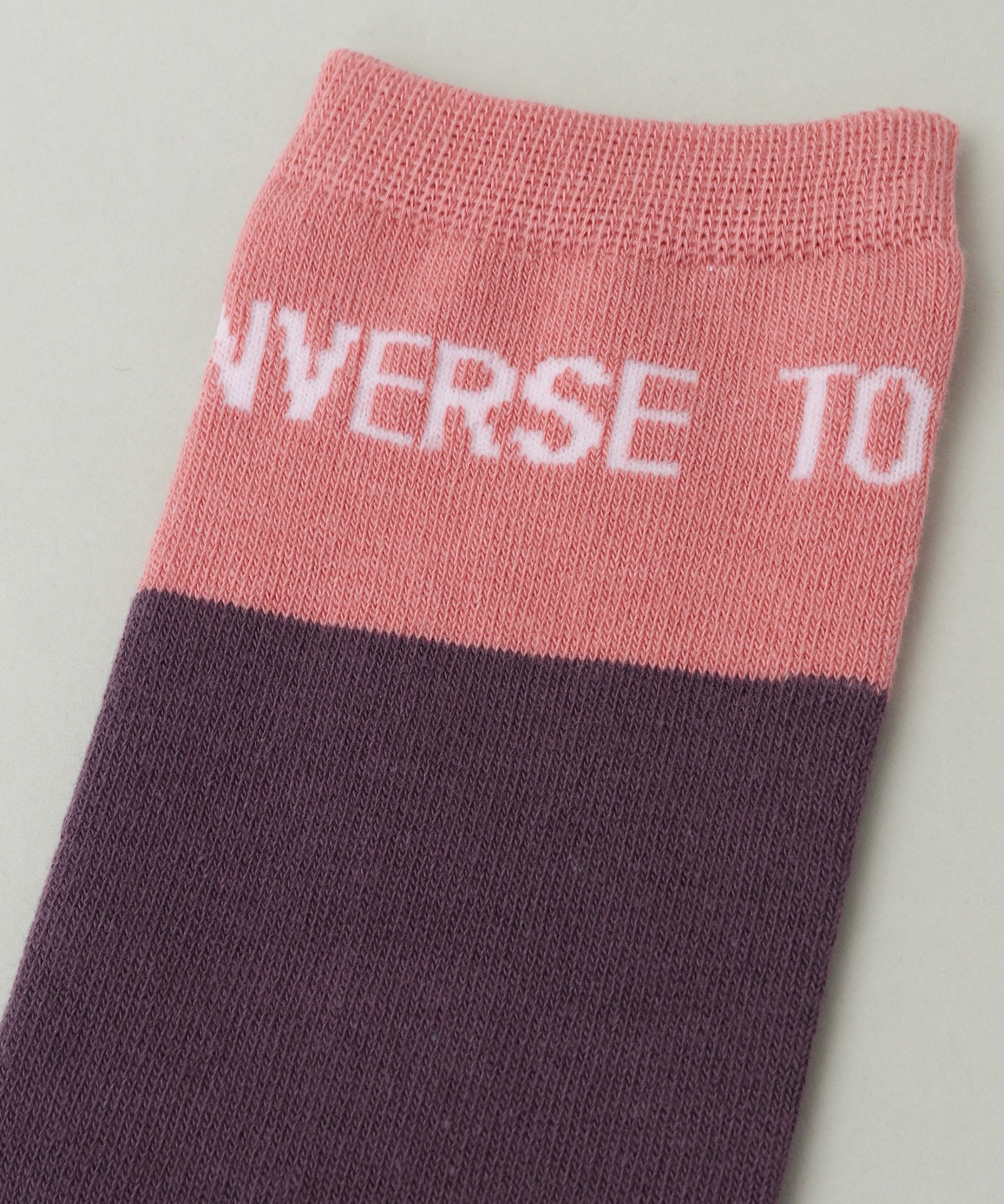 BI-COLOR LOGO MIDDLESOCKS｜CONVERSE TOKYO (コンバーストウキョウ 