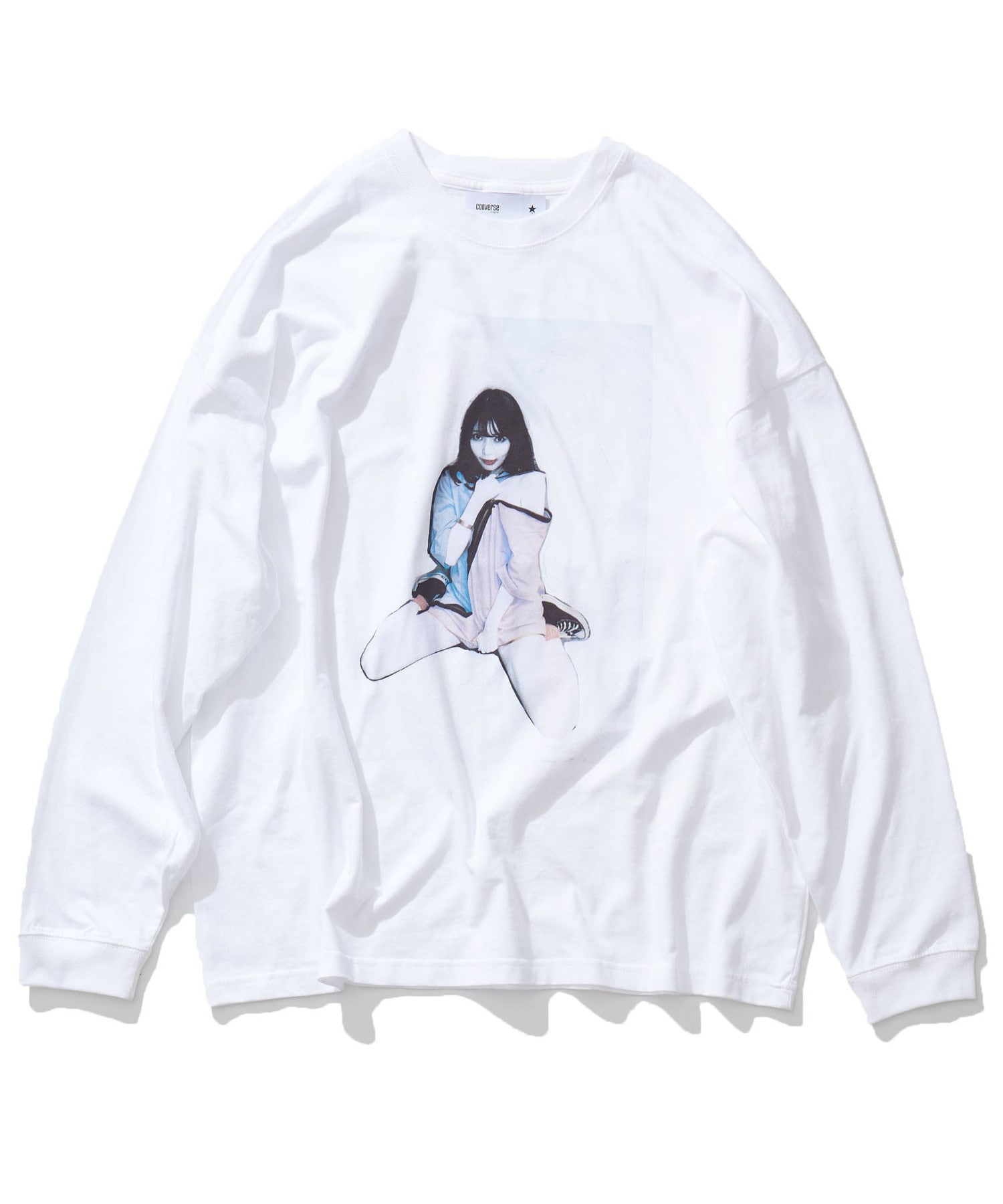 CONVERSE TOKYO×米原康正×似鳥沙也加】PAINT ART LONG SLEEVE TEE(1 