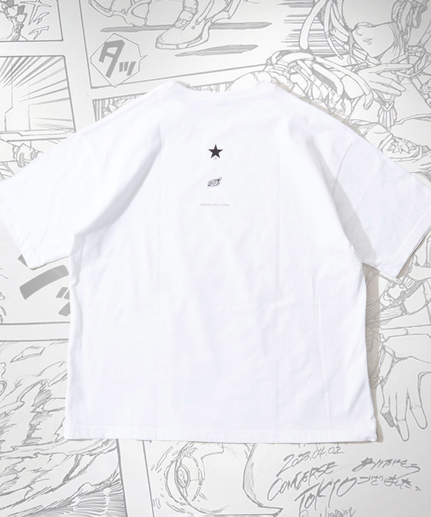 【SHINNOSUKE UCHIDA/内田慎之介 】GRAPHIC PRINT TEE