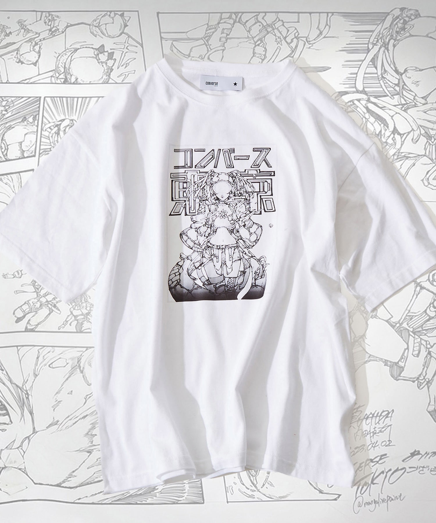 【SHINNOSUKE UCHIDA/内田慎之介 】GRAPHIC PRINT TEE