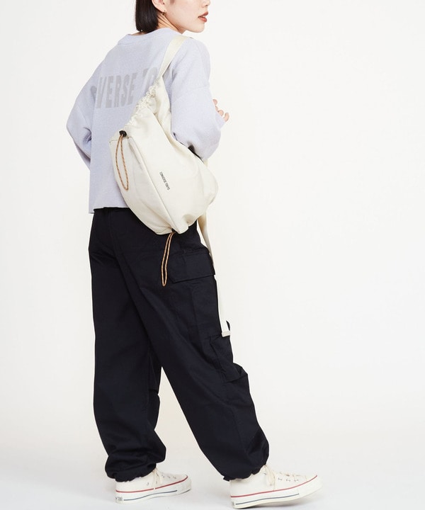 SIDE GATHER NYLON PADDED SHOULDER BAG 詳細画像 2