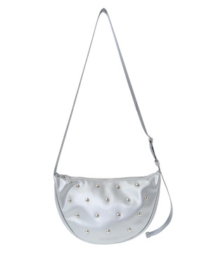 STUDS MOON SHOULDER BAG