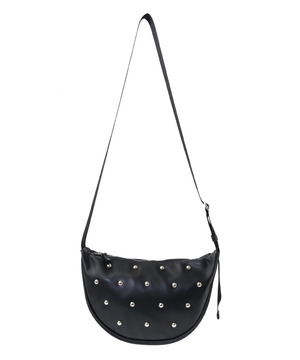 STUDS MOON SHOULDER BAG