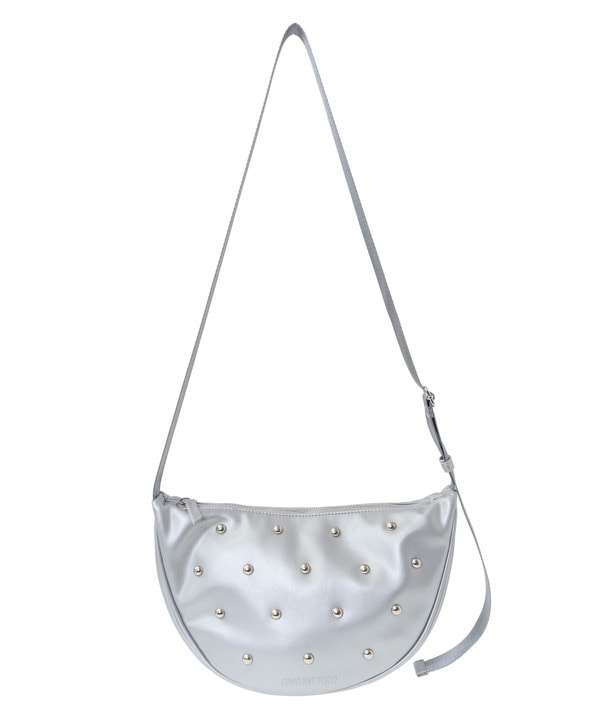 STUDS MOON SHOULDER BAG 詳細画像 シルバー 1