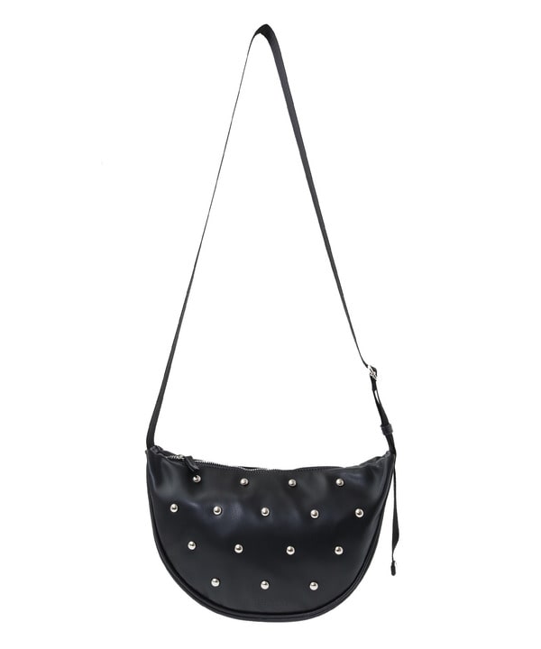 STUDS MOON SHOULDER BAG 詳細画像 ブラック 1