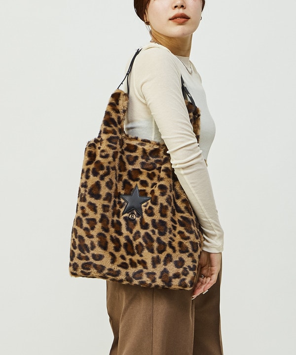 2WAY ANIMAL ECO-FUR SHOPPING TOTEBAG 詳細画像 1