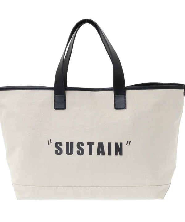 【SUSTAIN】KAPOK RECYCLE LEATHER TOTEBAG 詳細画像 6