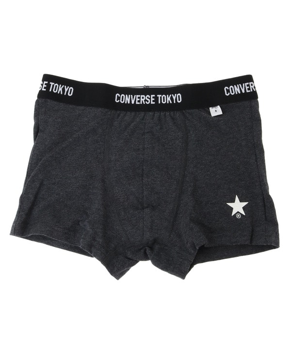 LOGO DESIGN BOXER BRIEFS 詳細画像 チャコールグレー 1