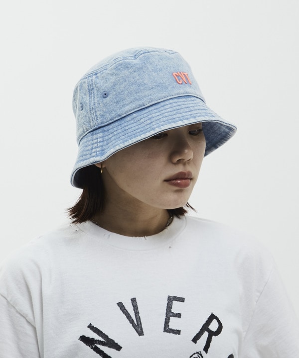 CHEMICAL DENIM LOGO BUCKET HAT 詳細画像 9