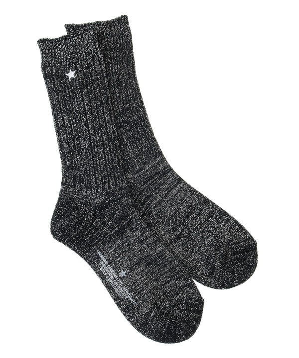 STAR★ GLITTER RIB SOX 詳細画像 ブラック 1