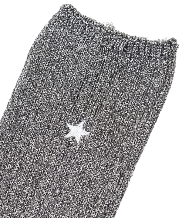 STAR★ GLITTER BI-COLOR RIB SOX 詳細画像 2