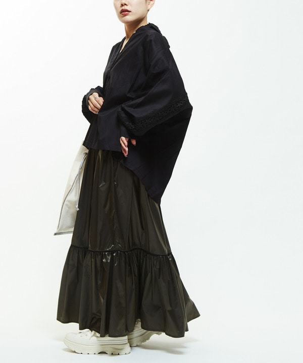 【STAR★LACE】BACK LACE OVERSIZED SHIRTS 詳細画像 12