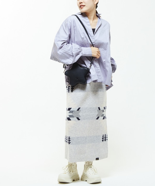 【STAR★LACE】BACK LACE OVERSIZED SHIRTS 詳細画像 8