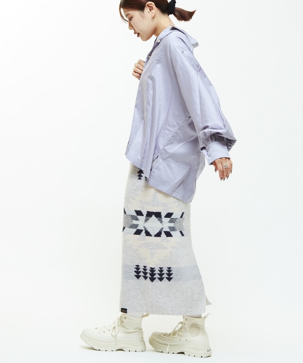 【STAR★LACE】BACK LACE OVERSIZED SHIRTS 詳細画像 9