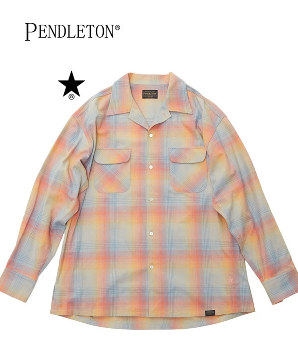 【PENDLETON】BACK STAR★ FLANNEL CHECKED SHIRTS 詳細画像 10