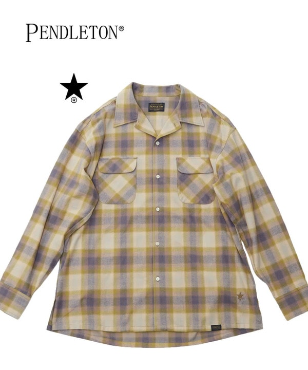 【PENDLETON】BACK STAR★ FLANNEL CHECKED SHIRTS 詳細画像 4