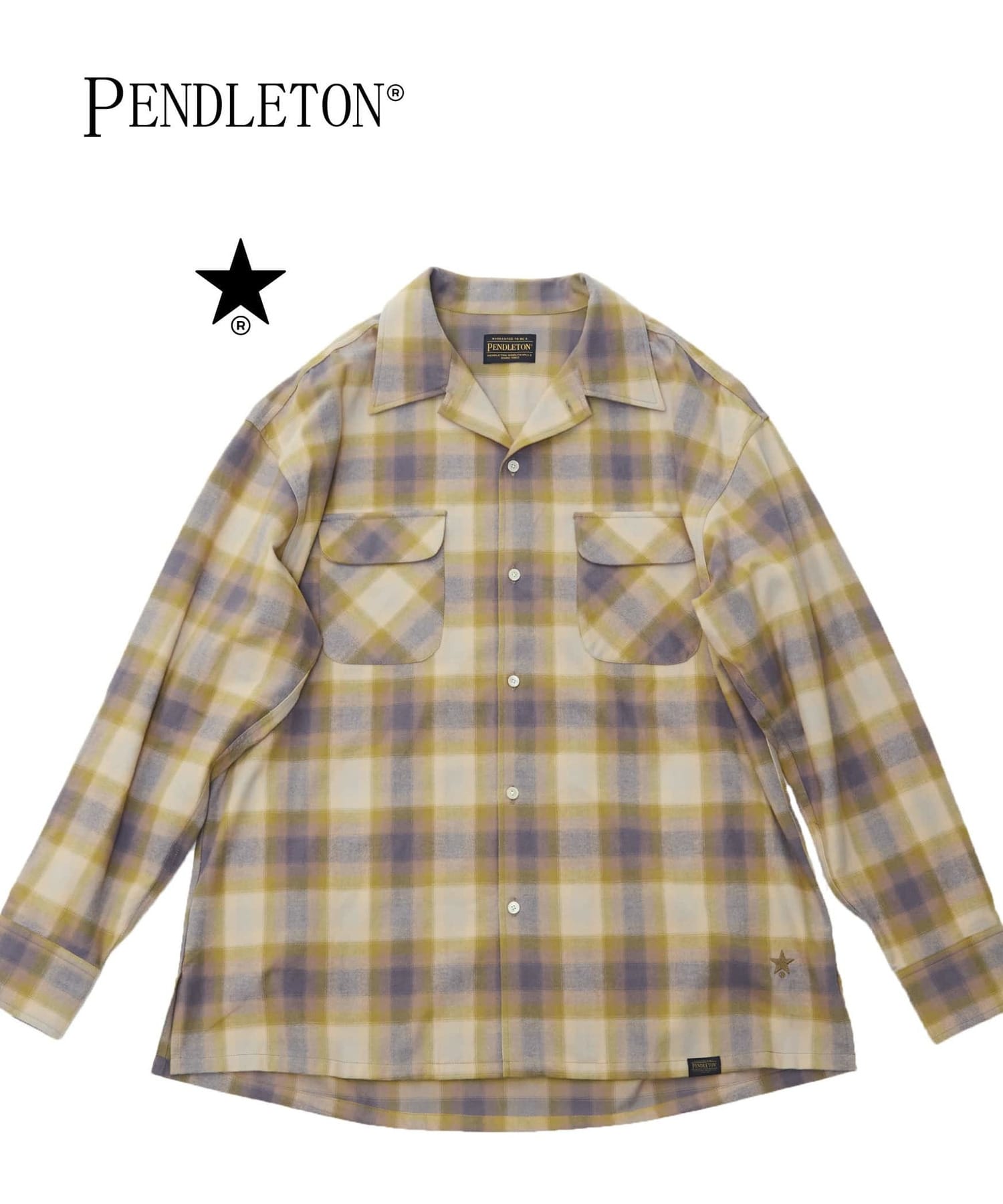PENDLETON】BACK STAR☆ FLANNEL CHECKED SHIRTS|CONVERSE PENDLETON】BACK STAR☆ FLANNEL CHECKED SHIRTS|CONVERSE