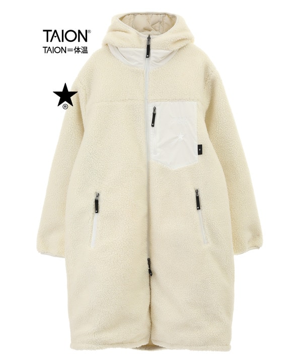 【CONVERSE TOKYO ✕ TAION】MILITARY STAR★ QUILTING ＆ BOA REVERSIBLE COAT 詳細画像 ホワイト 1