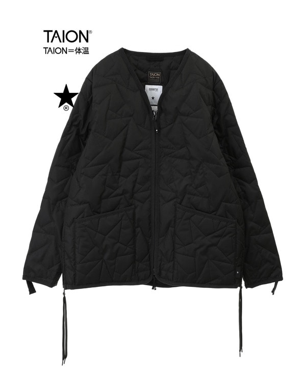 【CONVERSE TOKYO ✕ TAION】MILITARY STAR★ QUILTING JACKET 詳細画像 ブラック 1