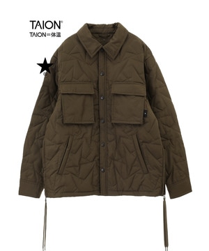 【CONVERSE TOKYO×TAION】MILITARY STAR★ QUILTING CPO JACKET