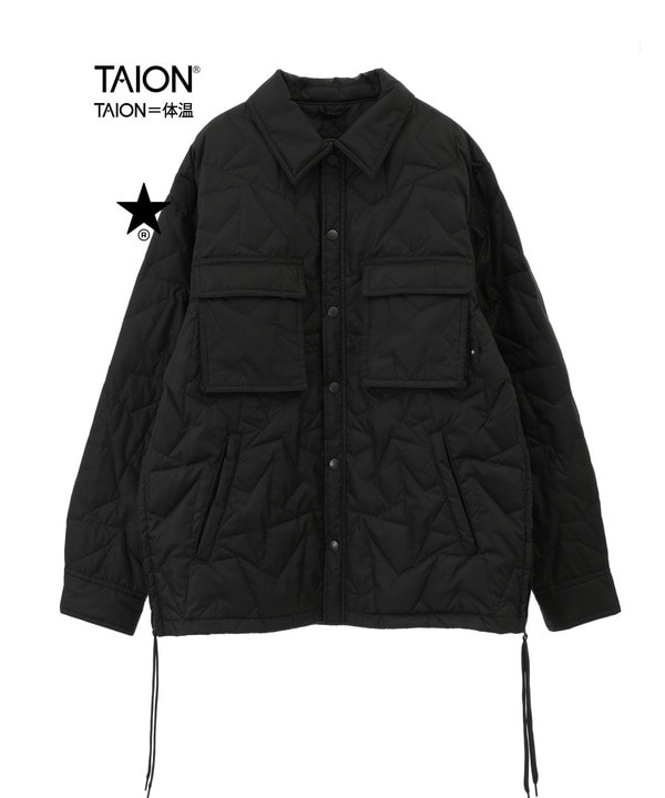 【CONVERSE TOKYO ✕ TAION】MILITARY STAR★ QUILTING CPO JACKET 詳細画像 ブラック 1