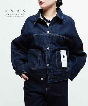 【KURO】DENIM JACKET INDIGO