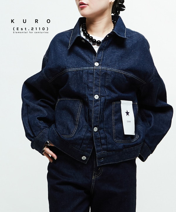 【KURO】DENIM JACKET INDIGO 詳細画像 インディゴブルー 1