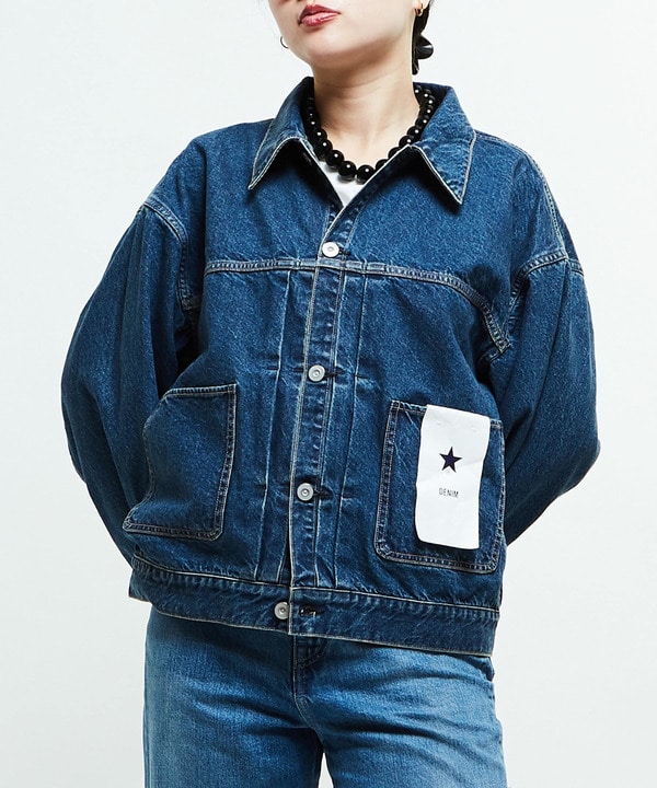 【KURO】DENIM JACKET LIGHT INDIGO 詳細画像 1