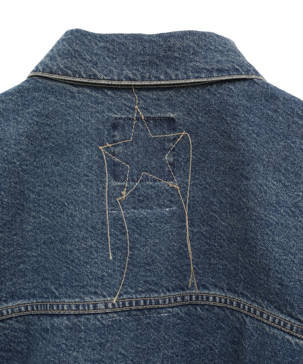 【KURO】DENIM JACKET LIGHT INDIGO 詳細画像 14