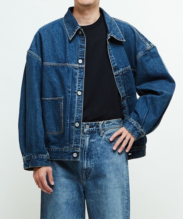 【KURO】DENIM JACKET LIGHT INDIGO 詳細画像 5