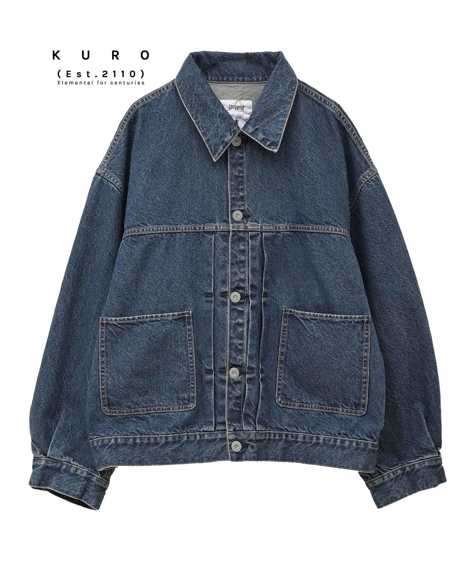 KURO】DENIM JACKET LIGHT INDIGO｜CONVERSE TOKYO (コンバーストウキョウ) 公式オンラインストア