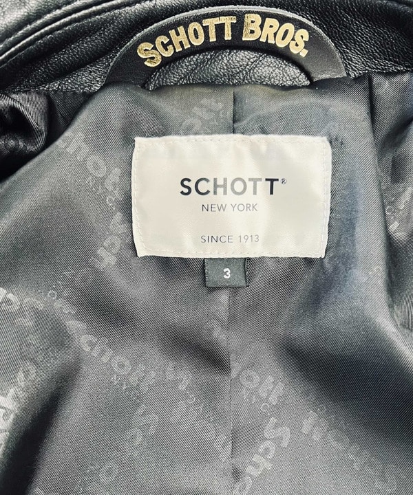 【Schott】SHEEP LEATHER JACKET 詳細画像 12