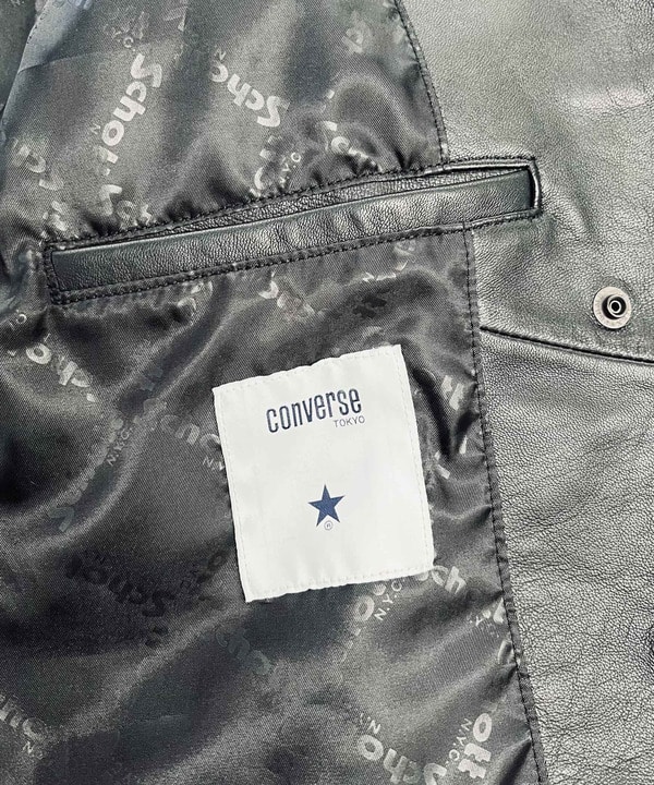 【CONVERSE TOKYO×Schott】SHEEP LEATHER JACKET 詳細画像 13