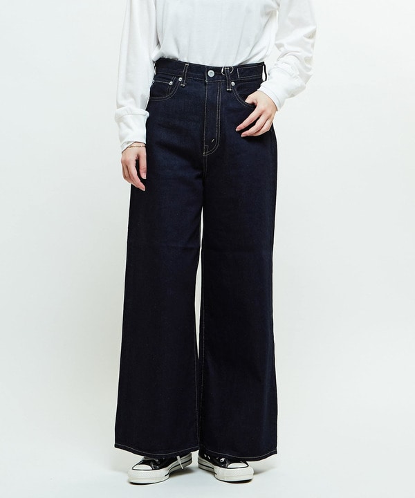 【KURO】WIDE DENIM PANTS INDIGO (WOMEN'S) 詳細画像 5