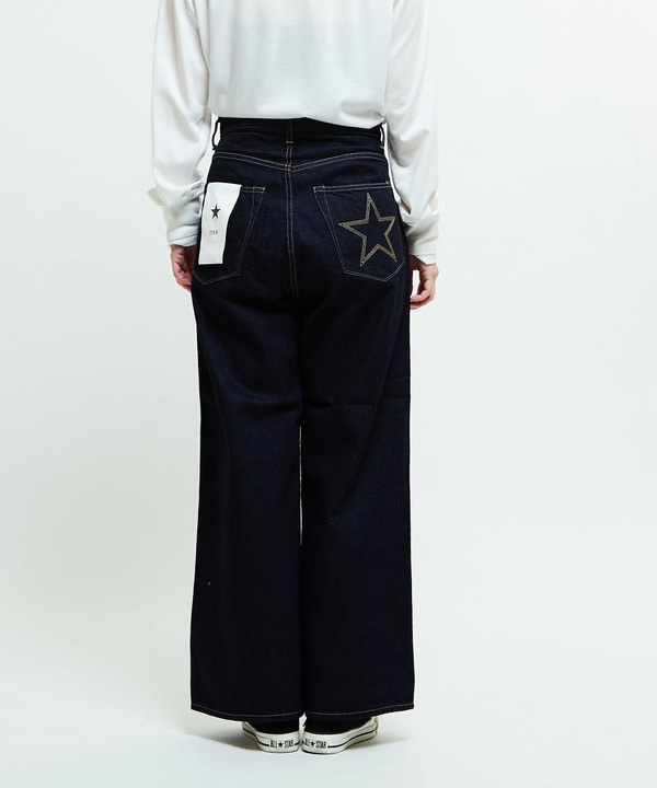 【KURO】WIDE DENIM PANTS INDIGO (WOMEN'S) 詳細画像 7