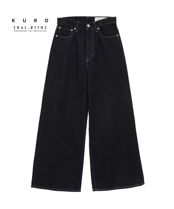 【KURO】WIDE DENIM PANTS INDIGO (WOMEN'S) 詳細画像 9